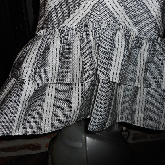 NWT Nordstrom black & white stripe dress, Med - Picture 6 of 9